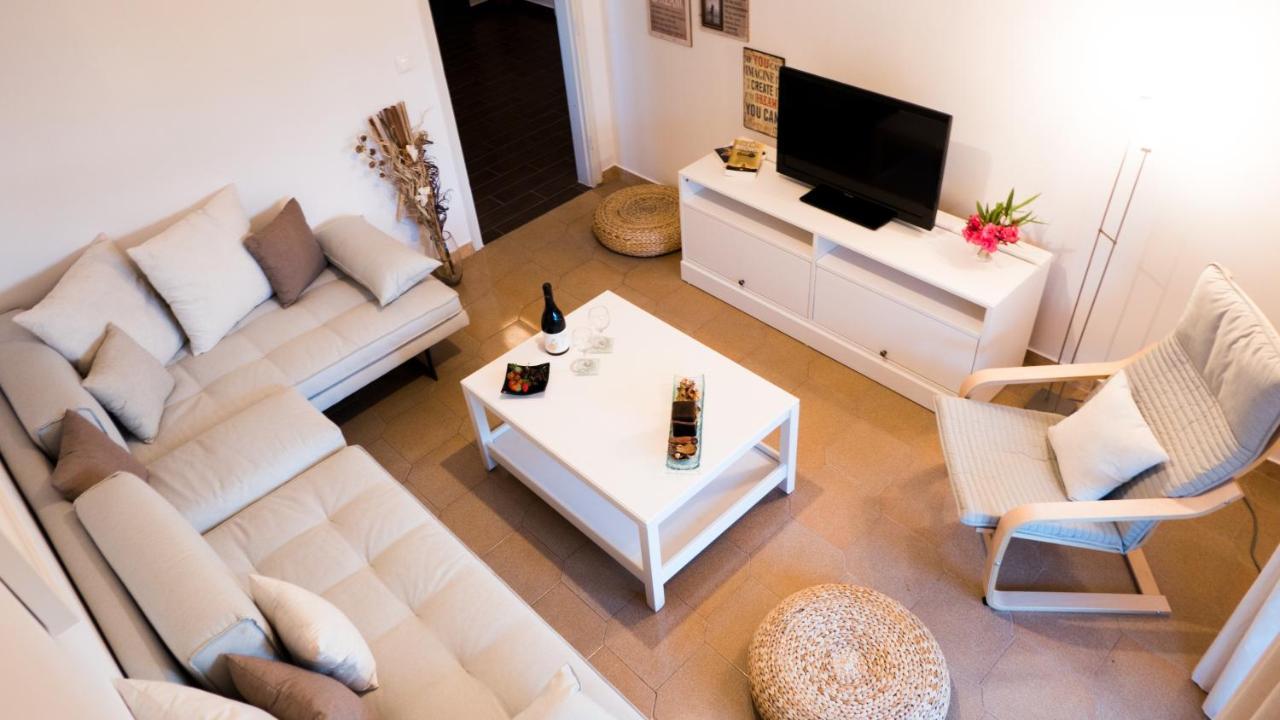 Cozy Family Friendly Apartment With Large Garden Close To Beaches - Dirella Kynopiástai Exteriér fotografie